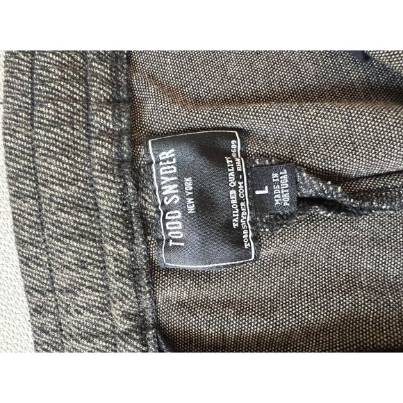 Todd Snyder Mens Large Wool Jogger Pants In Charcoal - Picture 3 of 3